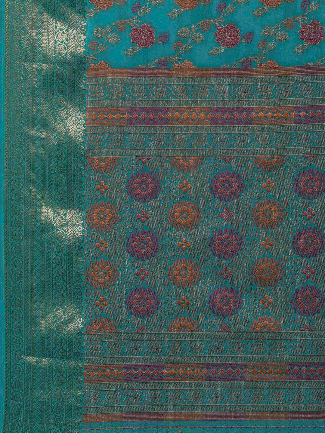 Firozee Woven Design Art Silk Saree