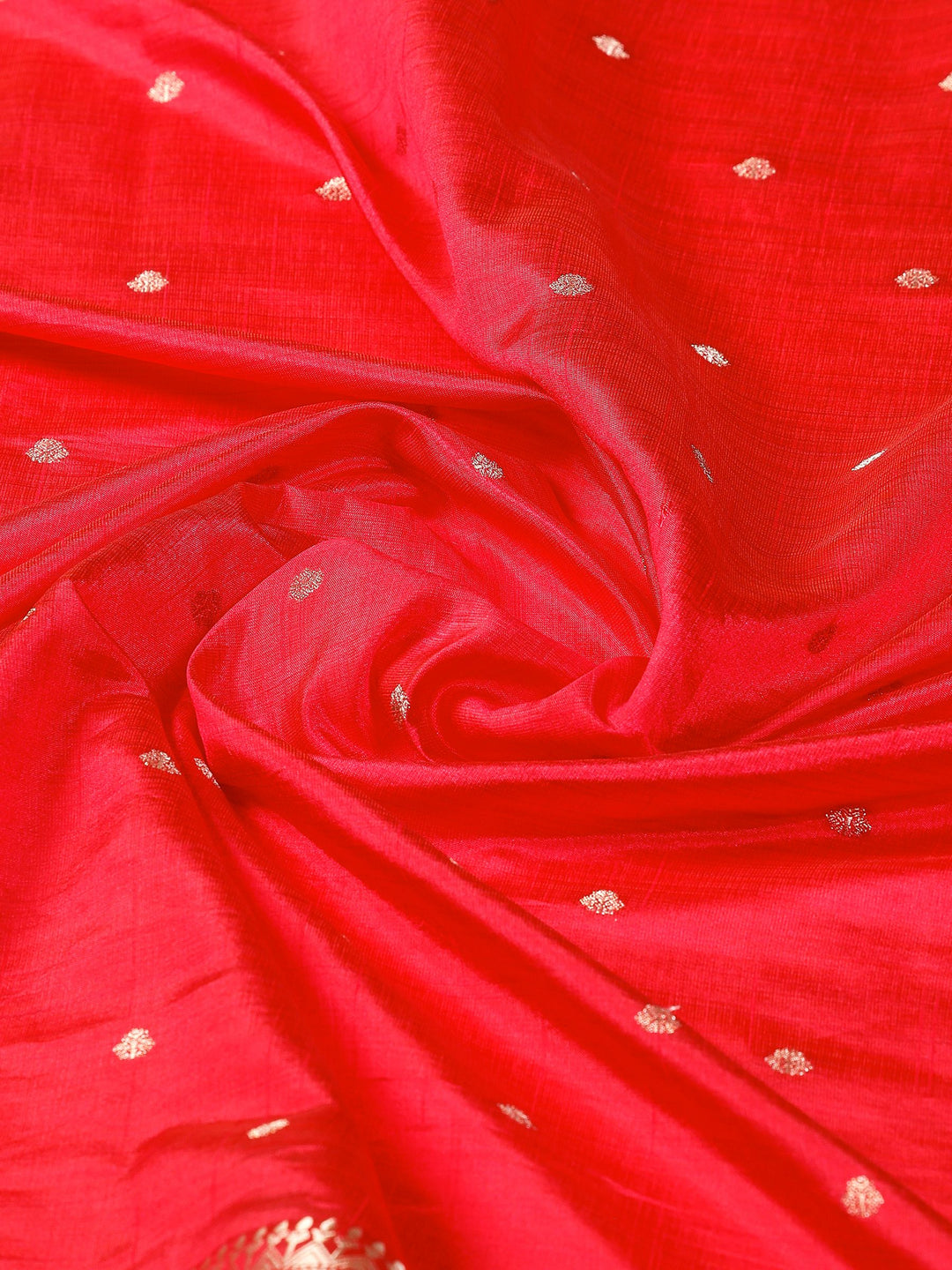 Hot Pink Woven Design Art Silk Saree