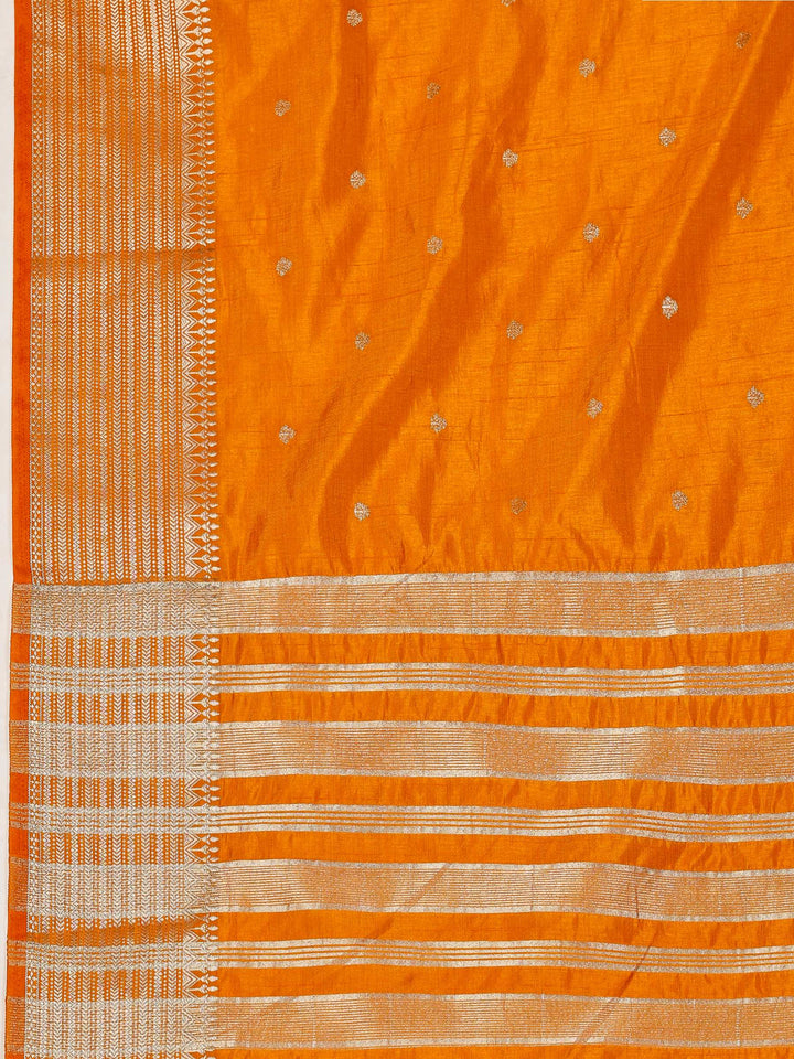 Mustard Woven Design Art Silk Saree