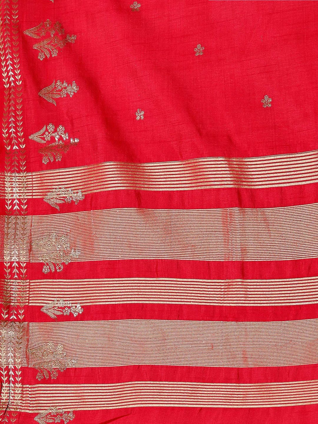 Rani Zari Booti Art Silk Saree