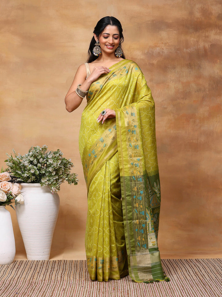 Woven Design Tussar Silk Saree