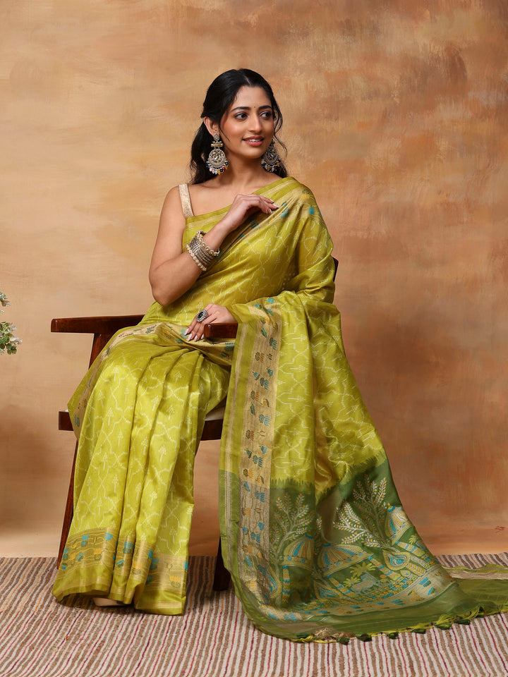 Woven Design Tussar Silk Saree