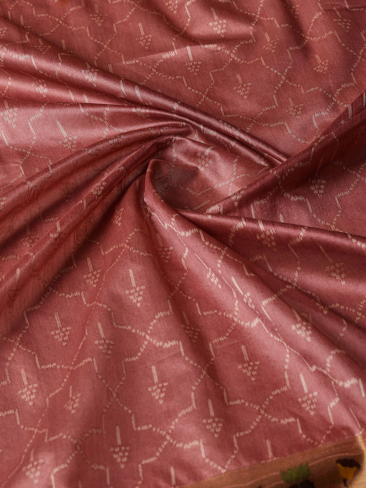 Woven Design Tussar Silk Saree