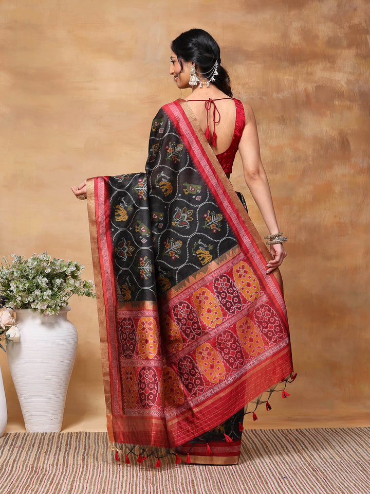 Woven Design Tussar Silk Saree