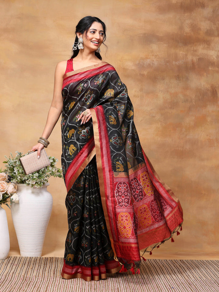 Woven Design Tussar Silk Saree