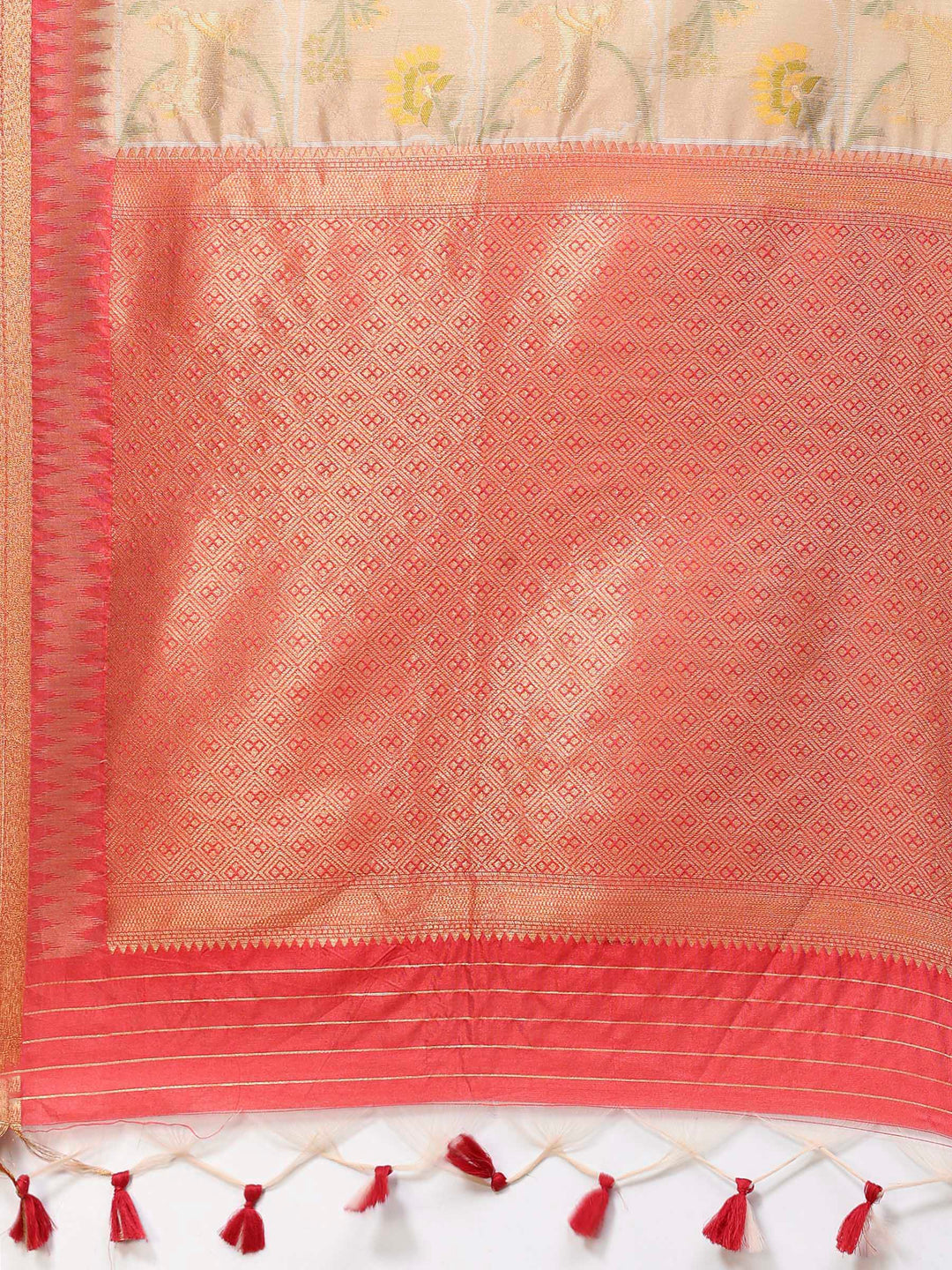 Woven Design Tussar Silk Saree