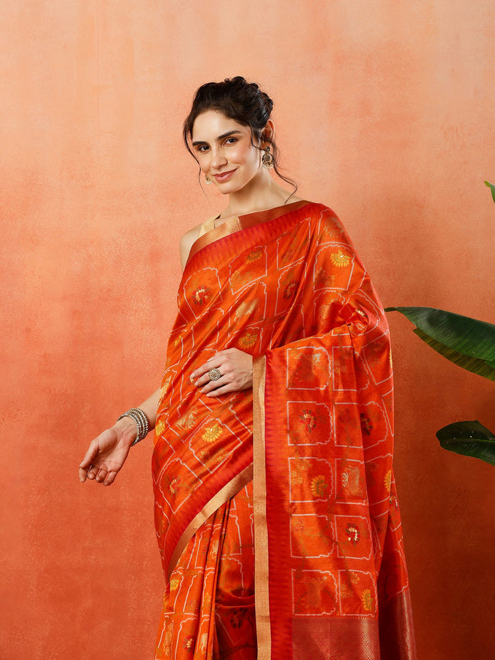 Woven Design Tussar Silk Saree