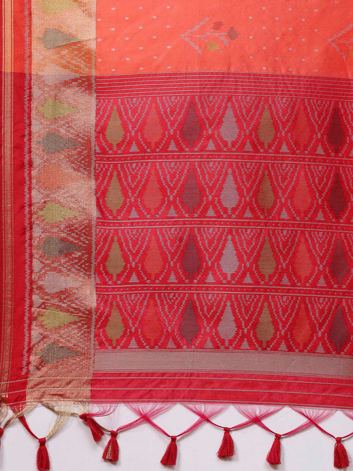 Woven Design Tussar Silk Saree