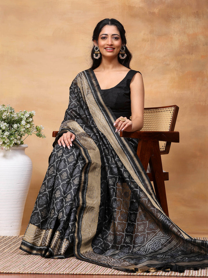 Woven Design Tussar Silk Saree