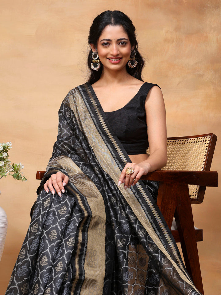 Woven Design Tussar Silk Saree