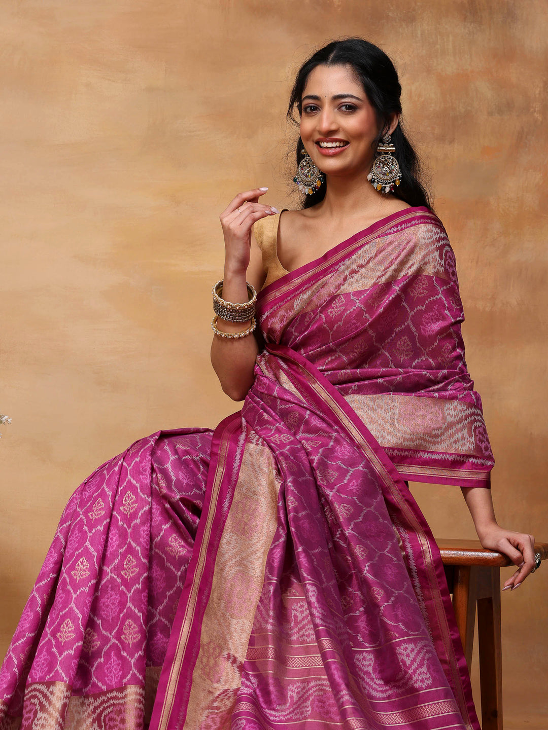 Woven Design Tussar Silk Saree