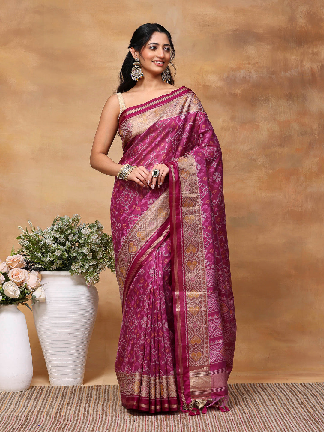 Woven Design Tussar Silk Saree