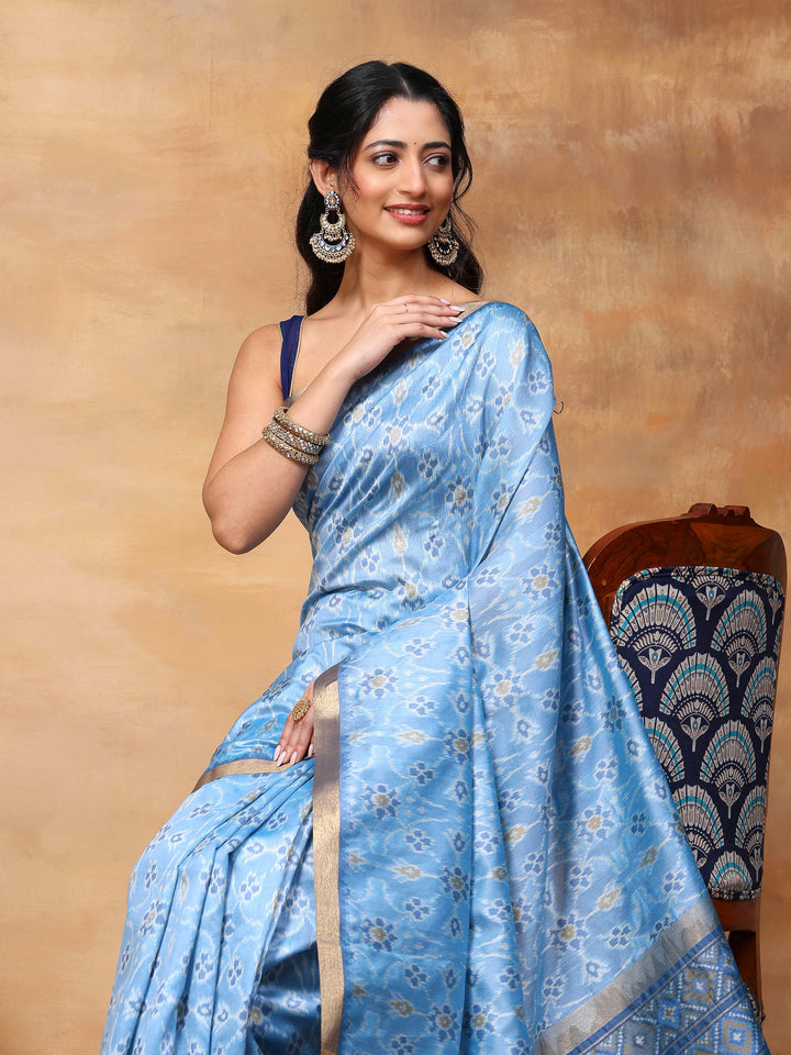 Woven Design Tussar Silk Saree