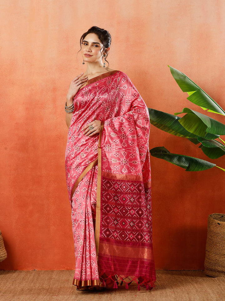 Woven Design Tussar Silk Saree