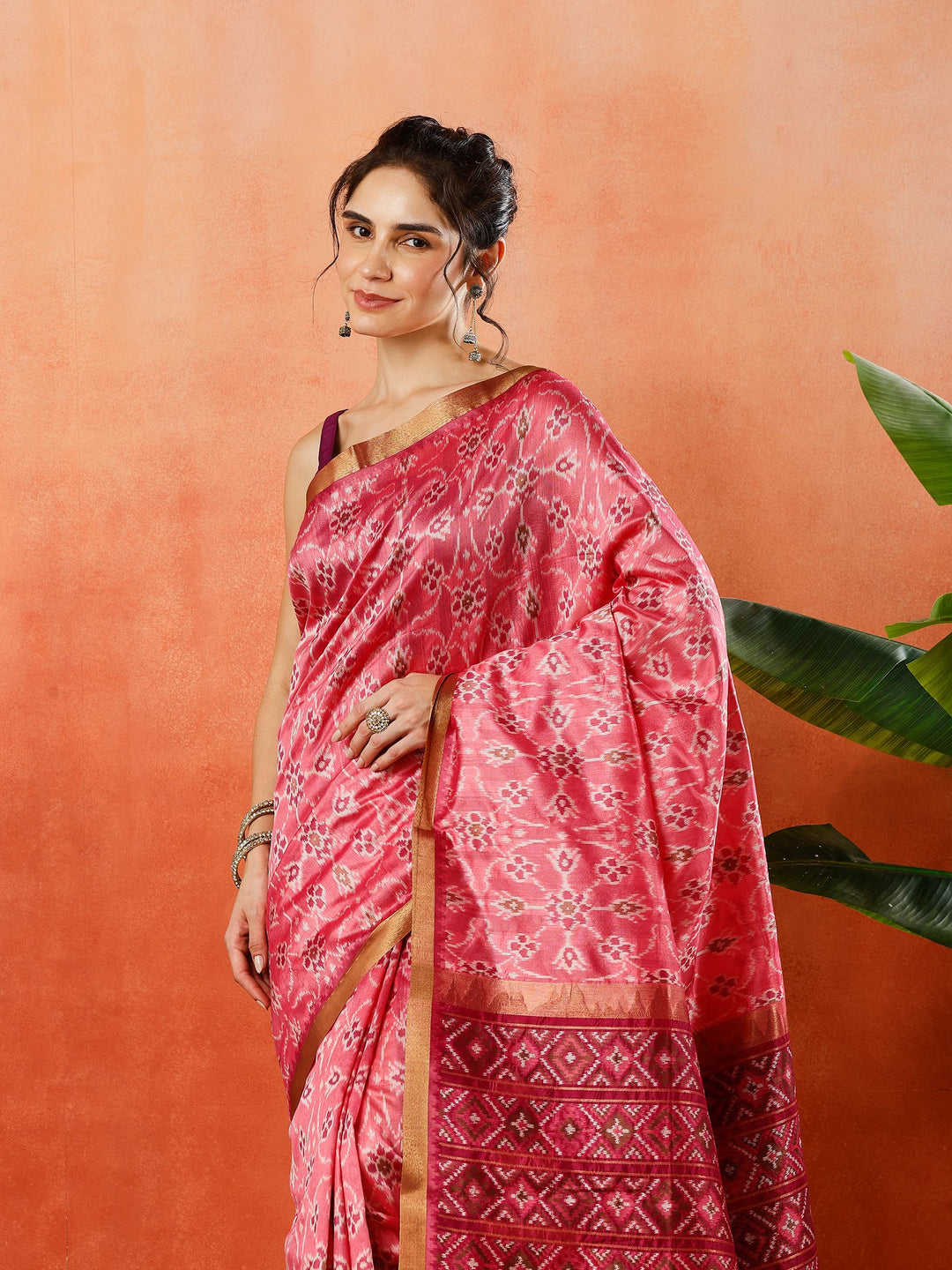 Woven Design Tussar Silk Saree