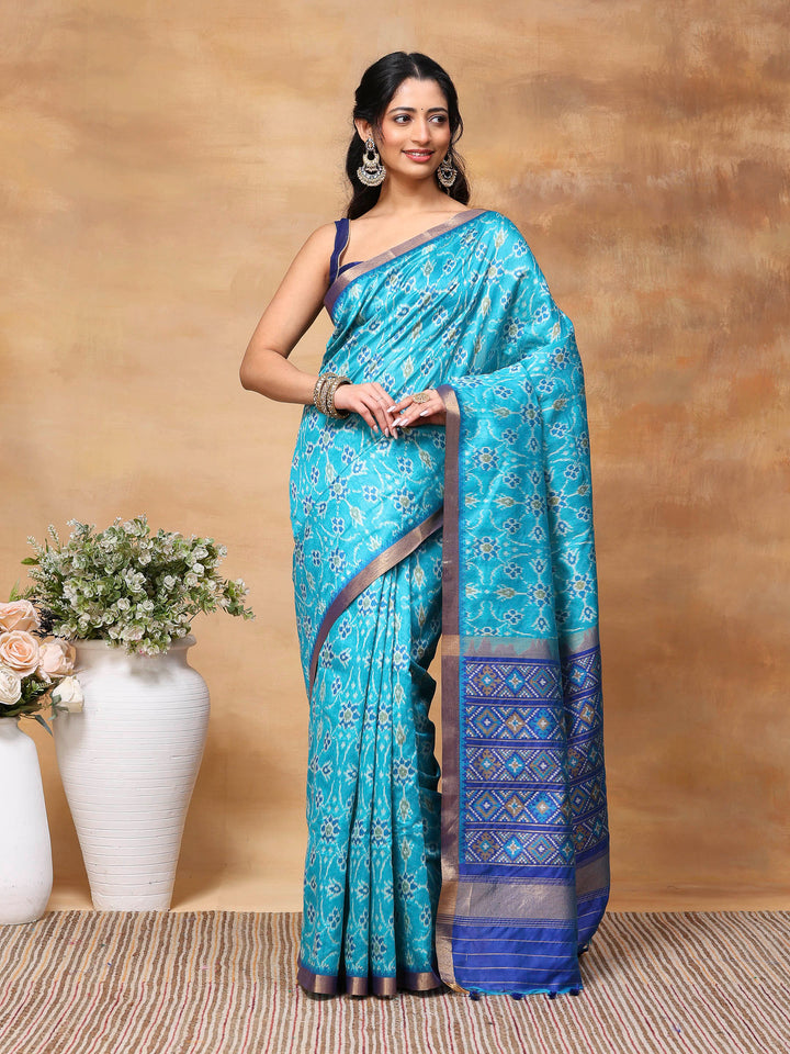 Woven Design Tussar Silk Saree