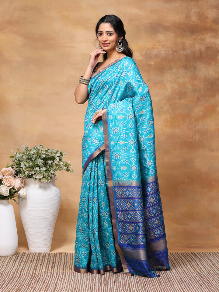 Woven Design Tussar Silk Saree