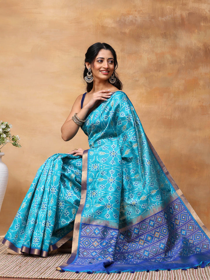 Woven Design Tussar Silk Saree