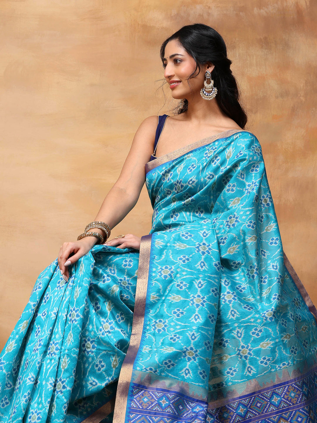 Woven Design Tussar Silk Saree