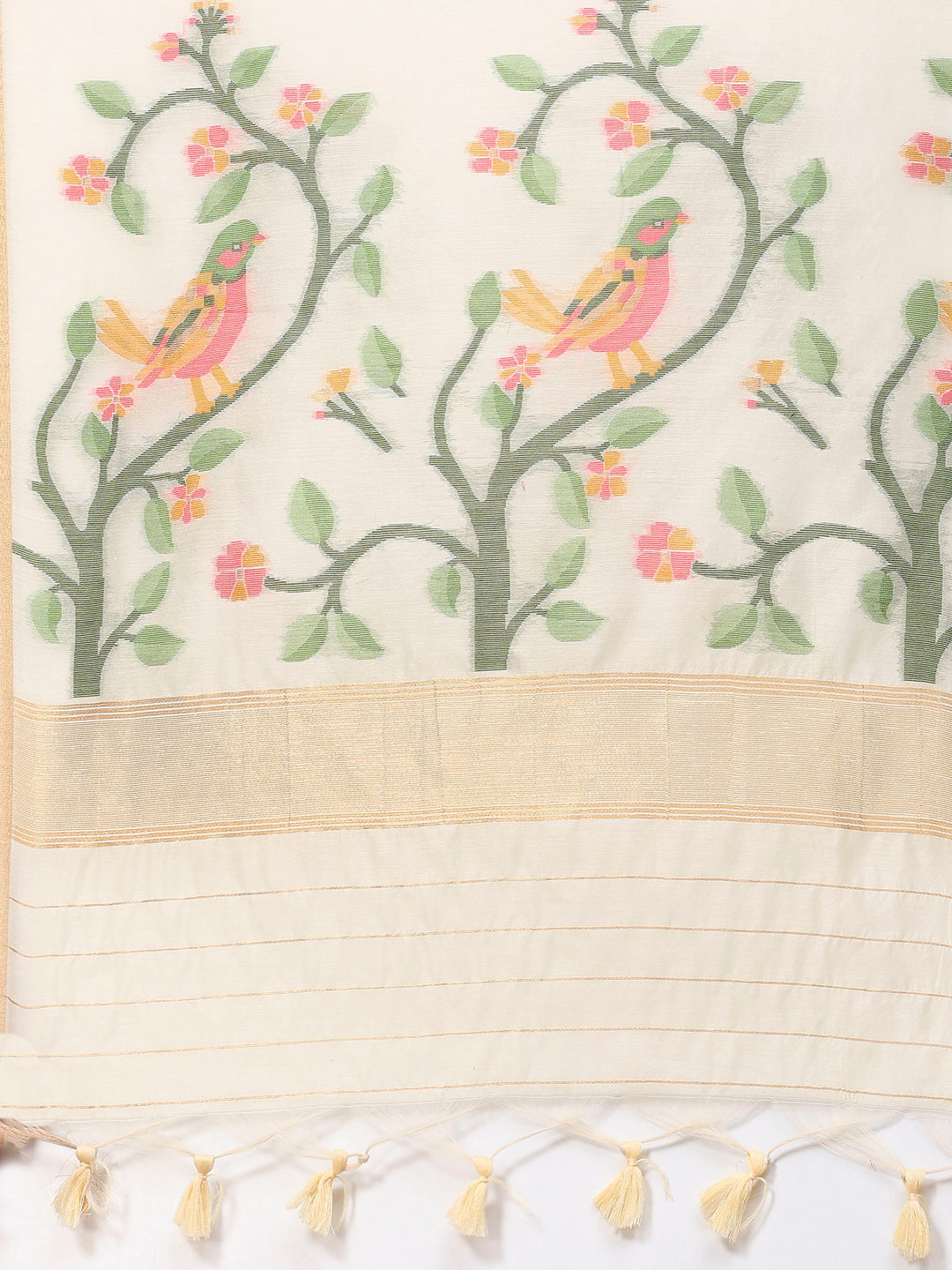 Woven Design Tussar Silk Saree