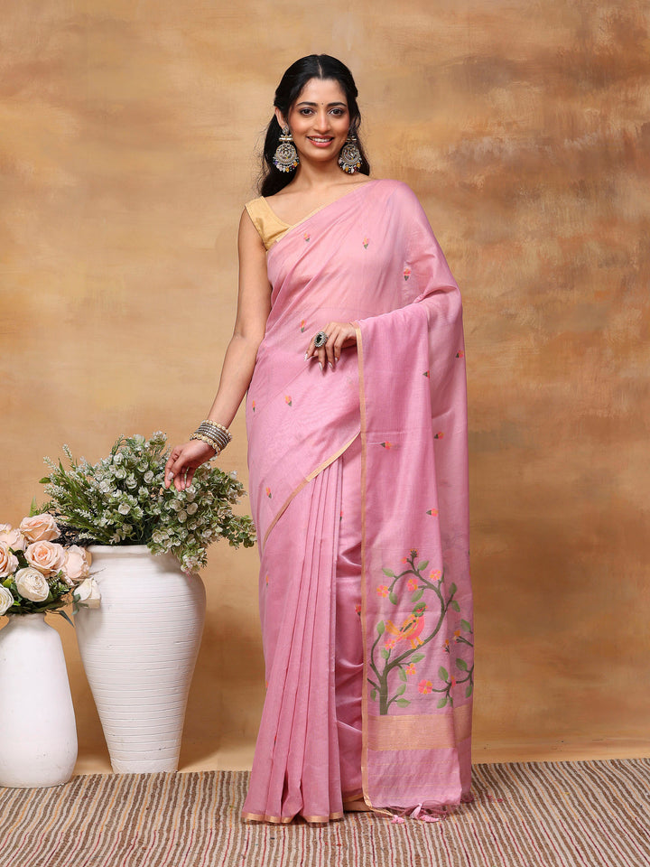 Woven Design Tussar Silk Saree