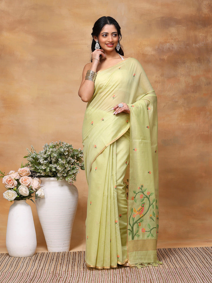Woven Design Tussar Silk Saree