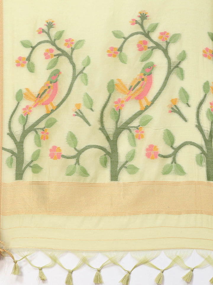 Woven Design Tussar Silk Saree