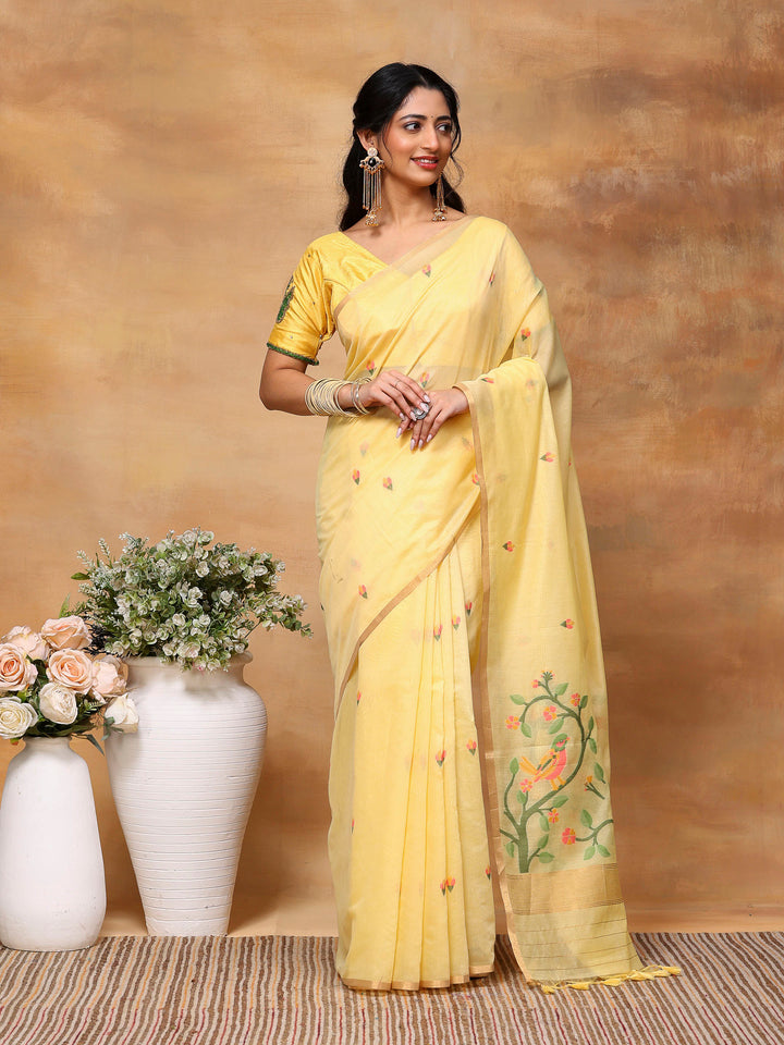 Woven Design Tussar Silk Saree