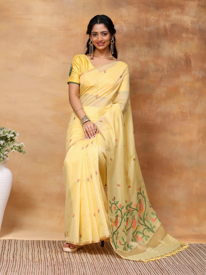 Woven Design Tussar Silk Saree