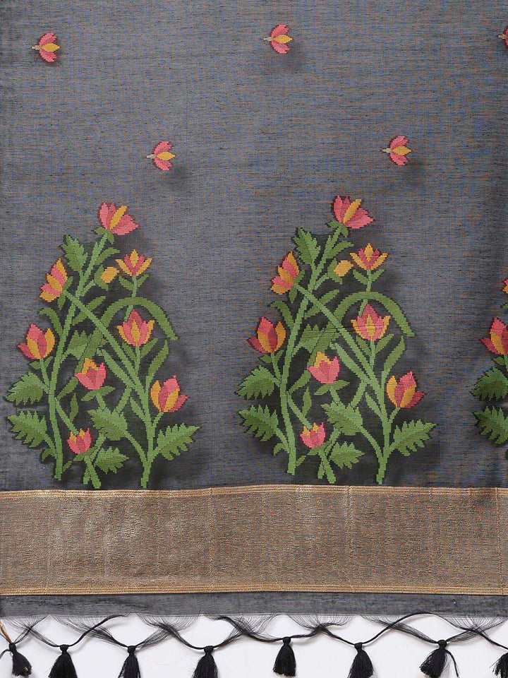 Woven Design Tussar Silk Saree