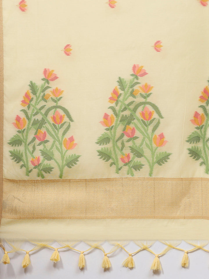 Woven Design Tussar Silk Saree