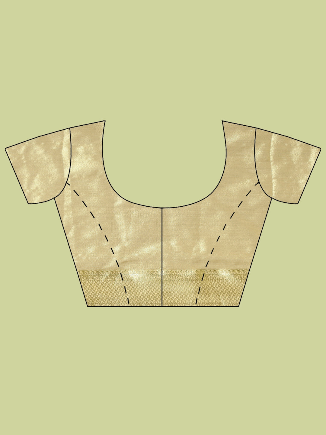 Golden Beige Woven Design Art Silk Saree