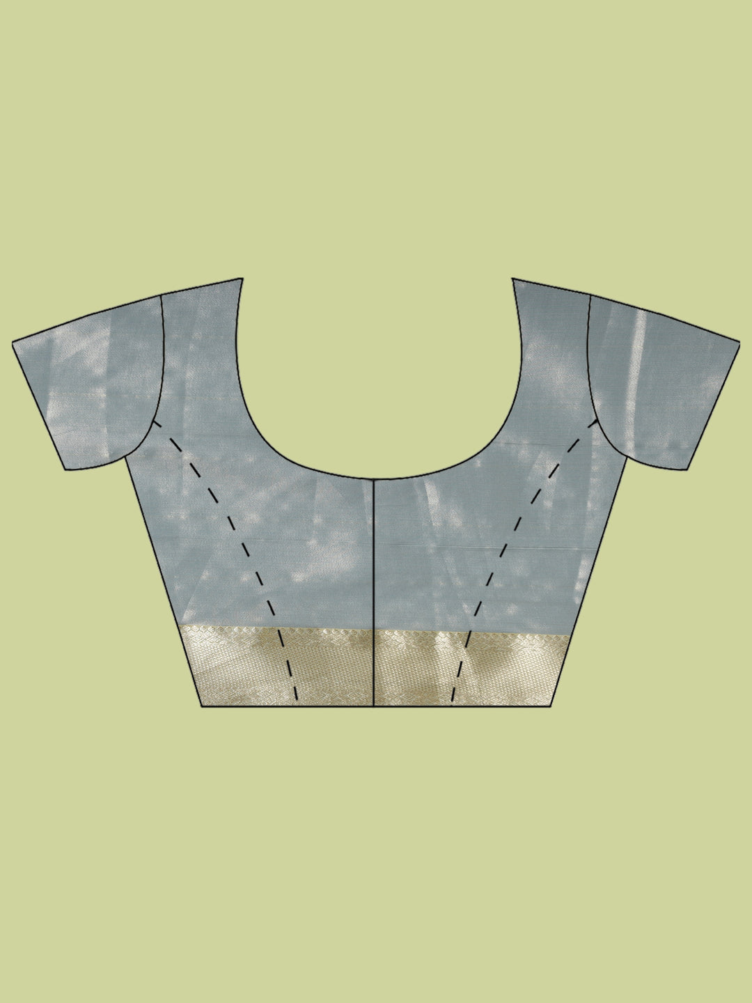 Grey Woven Design Art Silk Saree