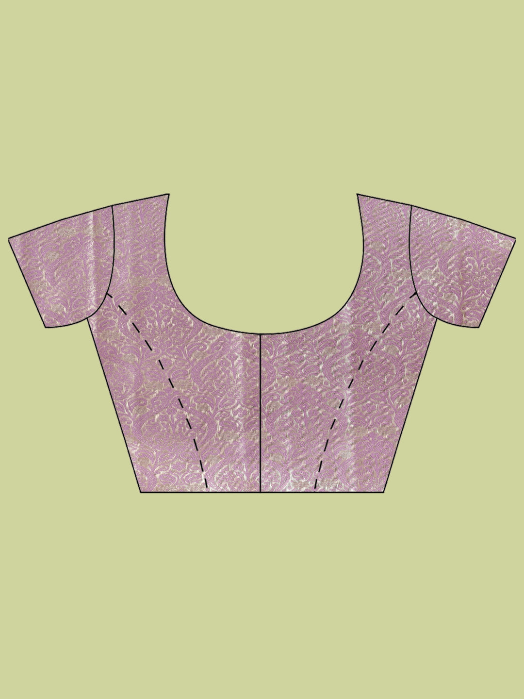 Lavender Woven Design Art Silk Saree