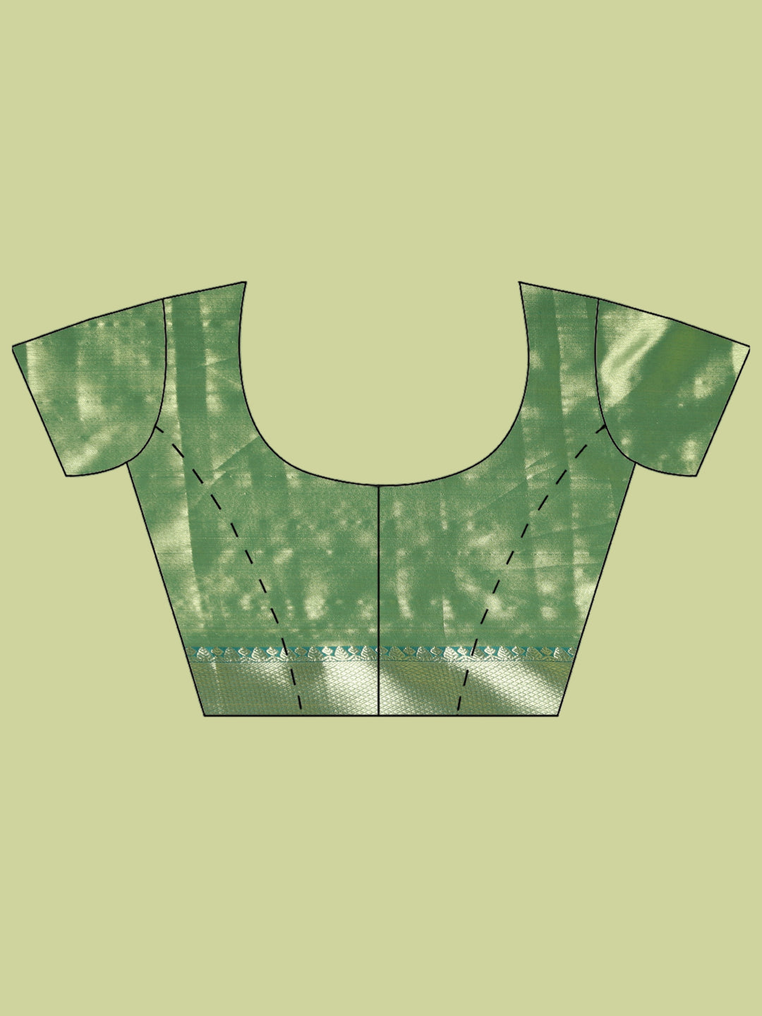 Green Woven Design Art Silk Saree