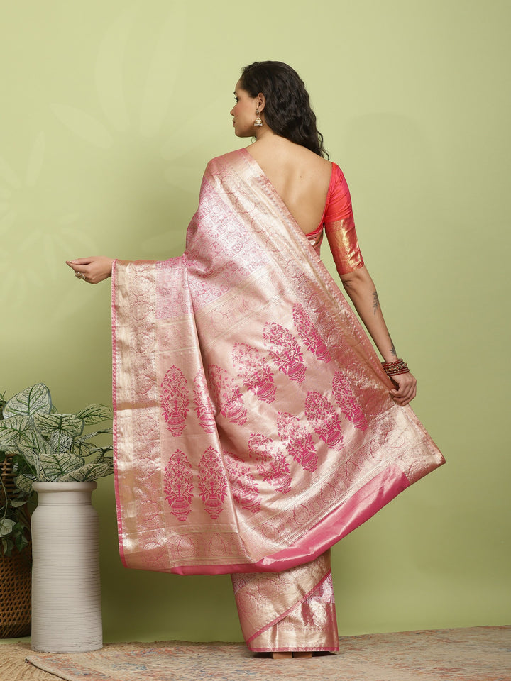Rani Woven Design Art Silk Saree