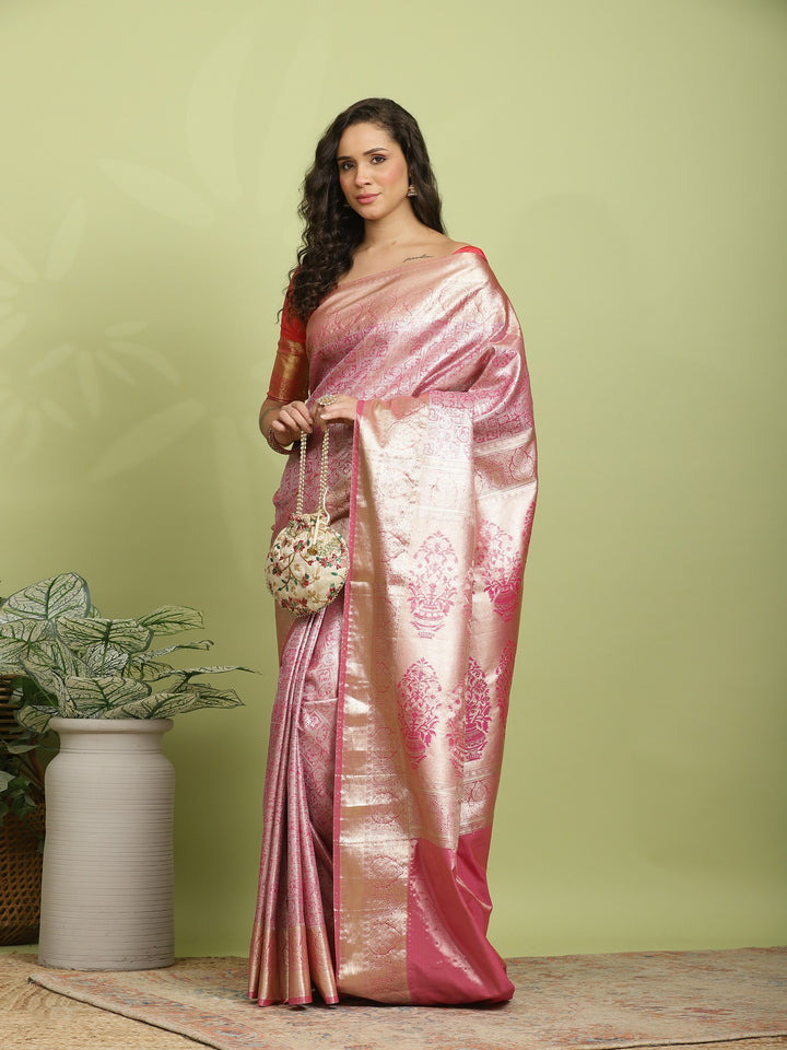 Rani Woven Design Art Silk Saree