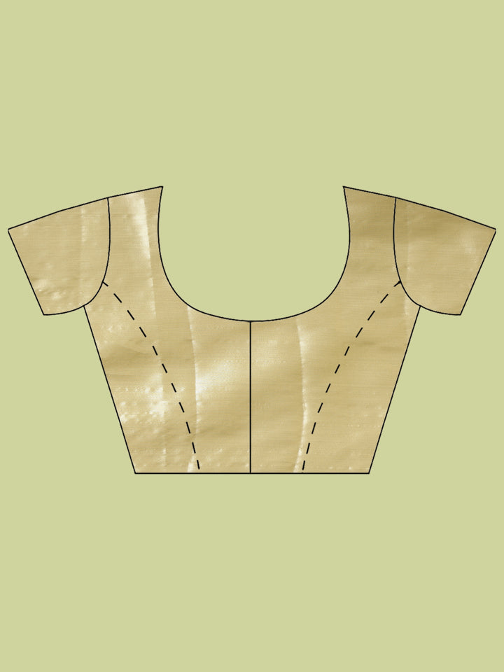 Beige Woven Design Art Silk Saree