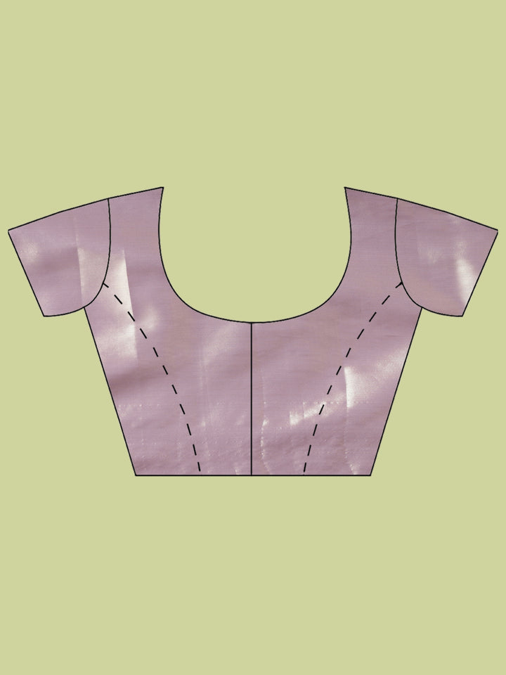 Lavender Woven Design Art Silk Saree