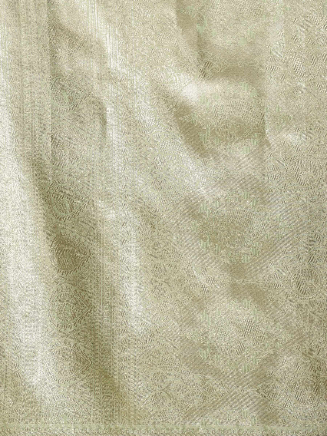 Pista Green Woven Design Art Silk Saree