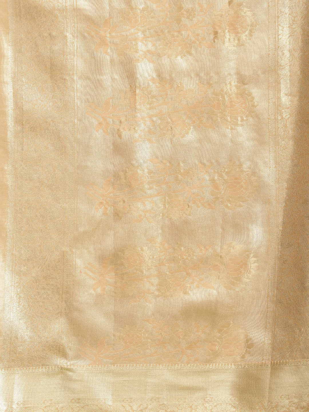 Peach Woven Design Art Silk Saree