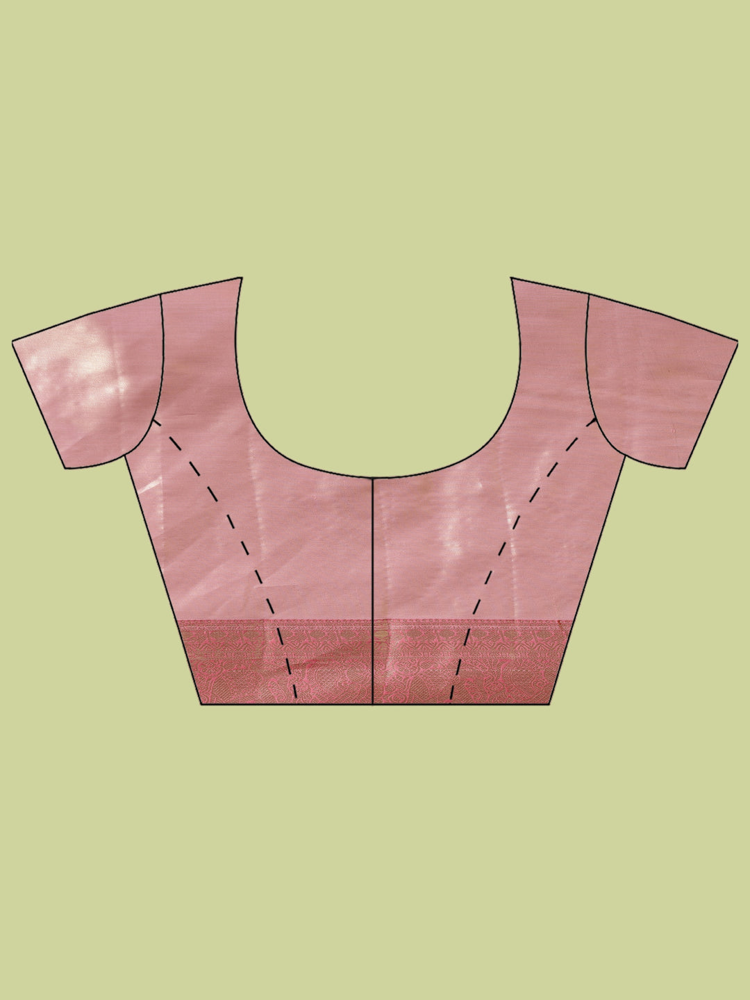 Pink Woven Design Art Silk Saree