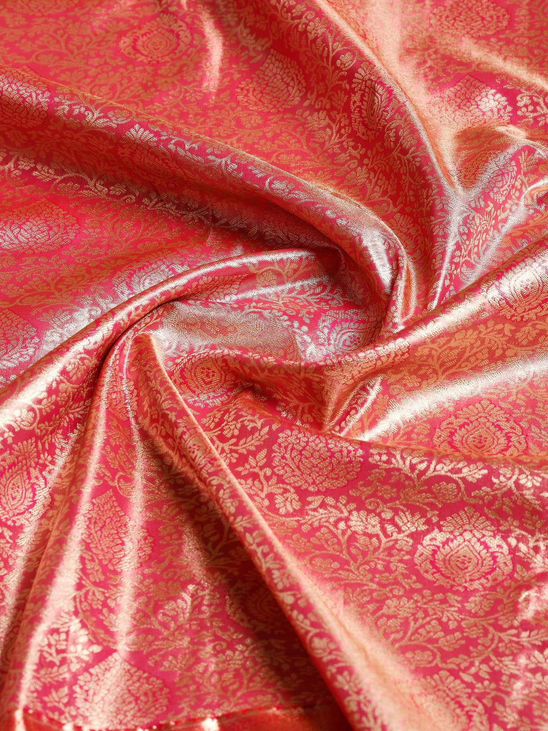 Rani Kalamkari Woven Design Art Silk Saree