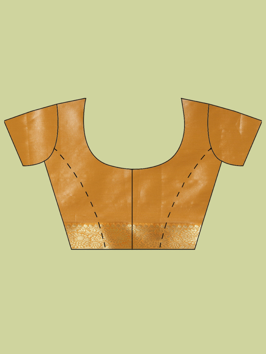 Mustard Woven Design Art Silk Saree