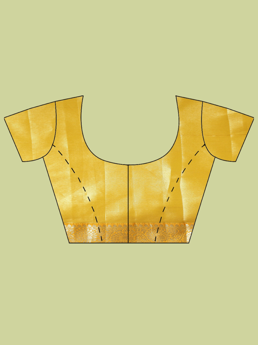 Yellow Woven Design Art Silk Saree