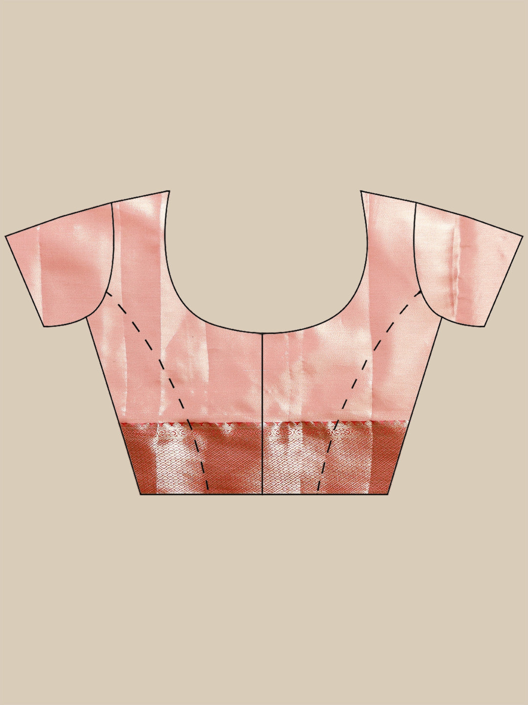 Pink Kalamkari Woven Design Art Silk Saree