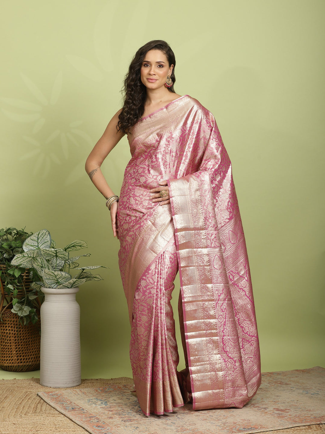 Rani Woven Design Art Silk Saree