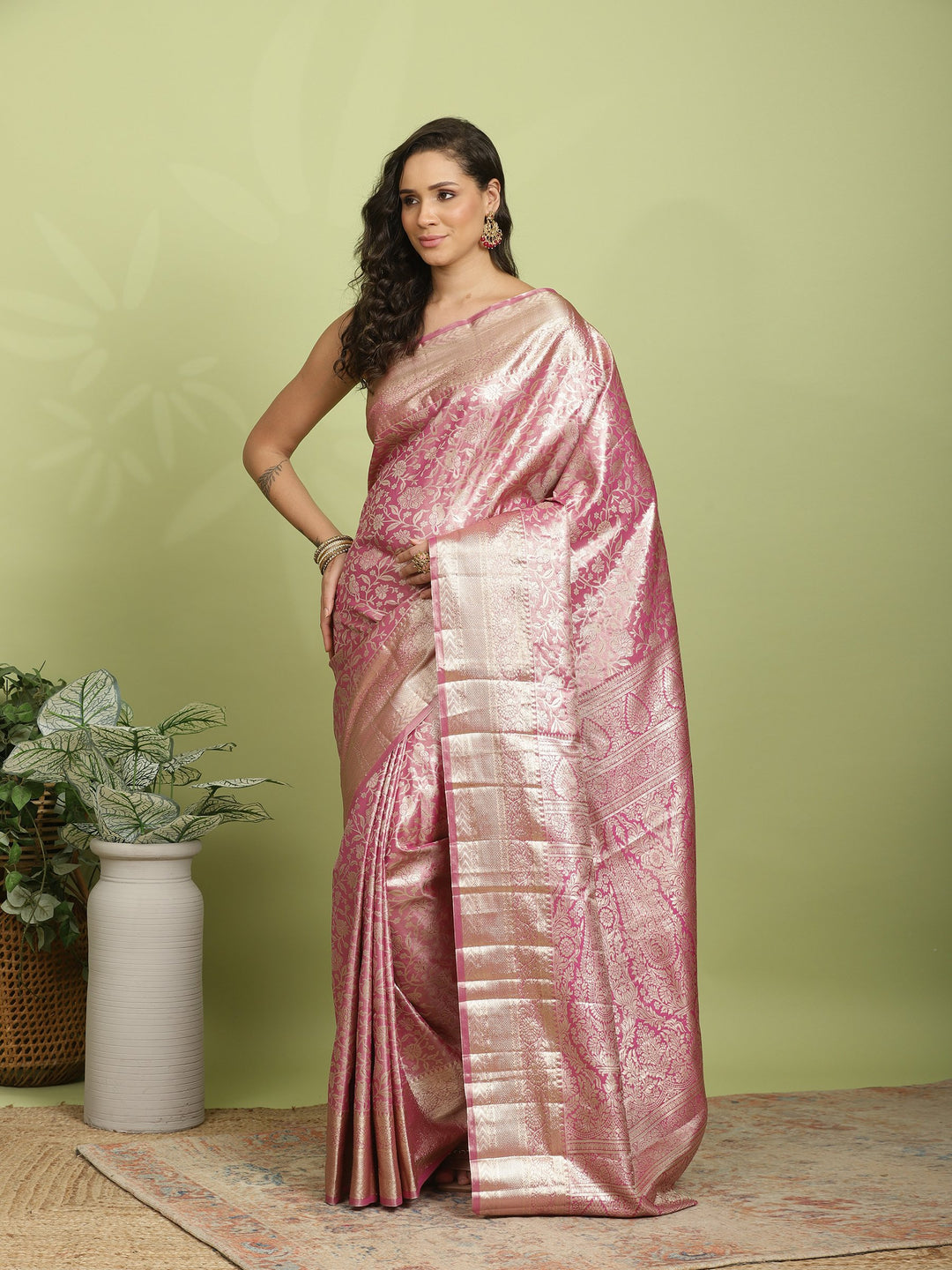 Rani Woven Design Art Silk Saree