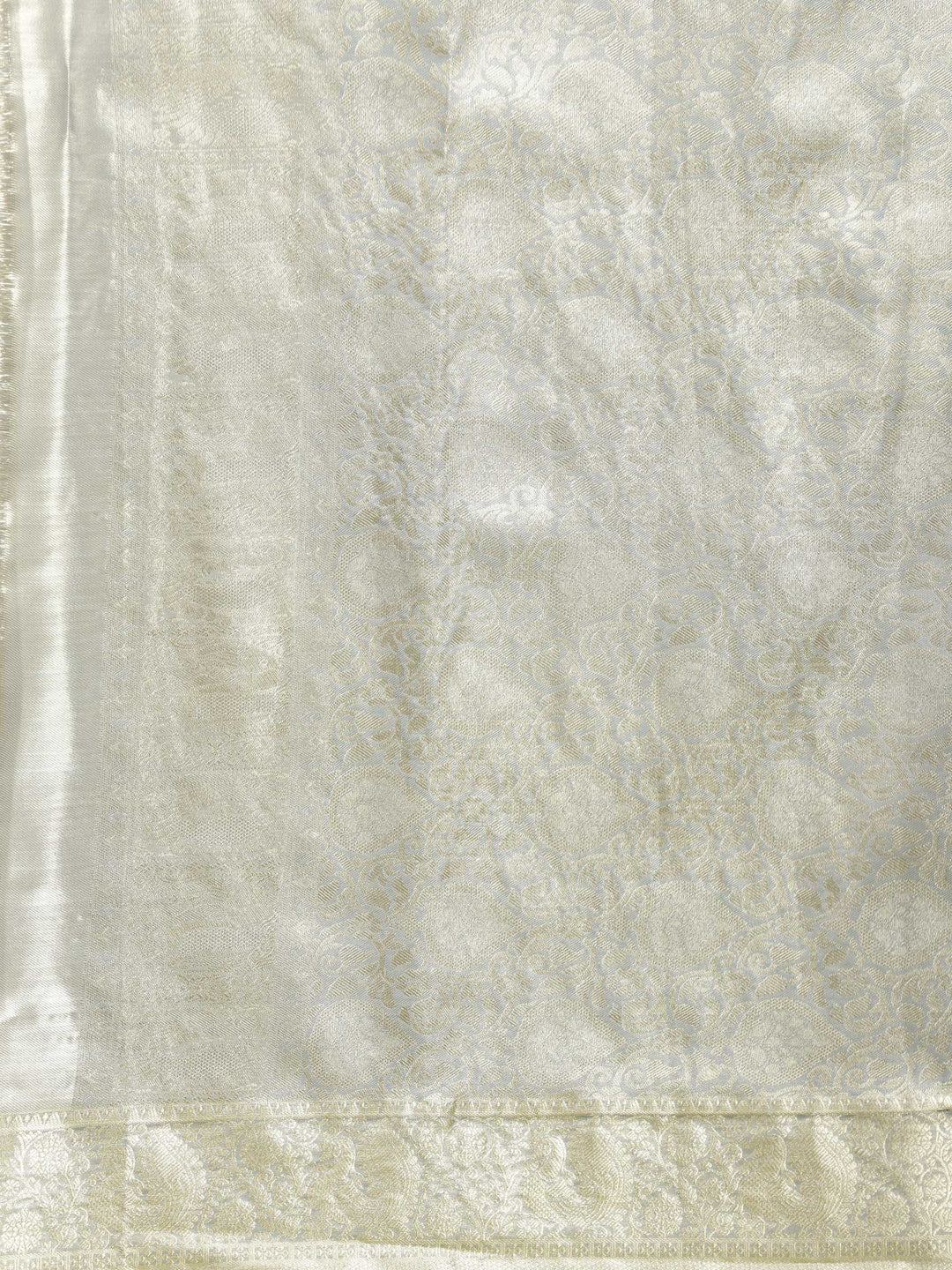 Grey Woven Design Art Silk Saree