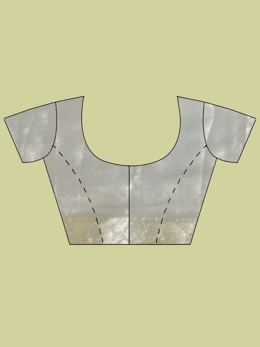 Grey Woven Design Art Silk Saree